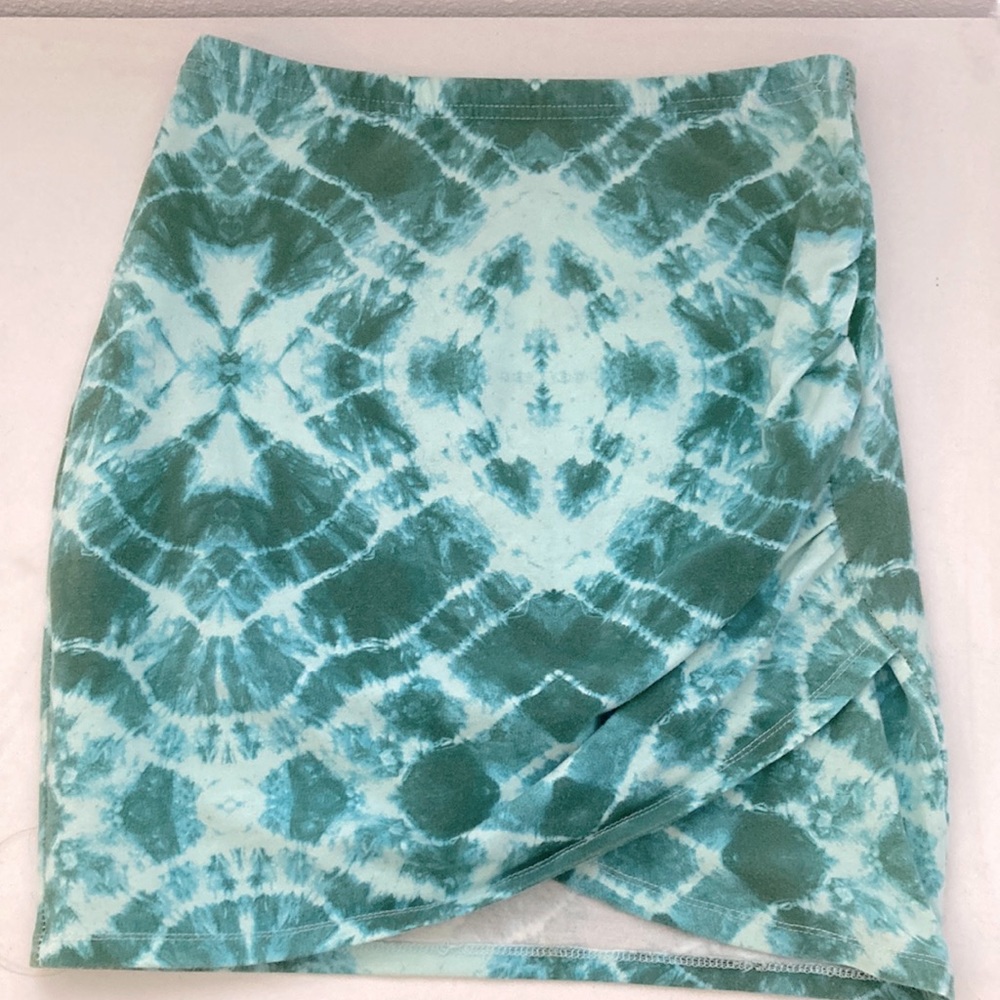 Tie Dye Wrap Skirt